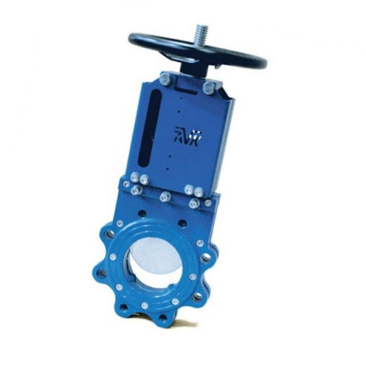 AVK 702/20 Задвижка ножевая шиберная с выдвижным штоком и маховиком DN50 PN10