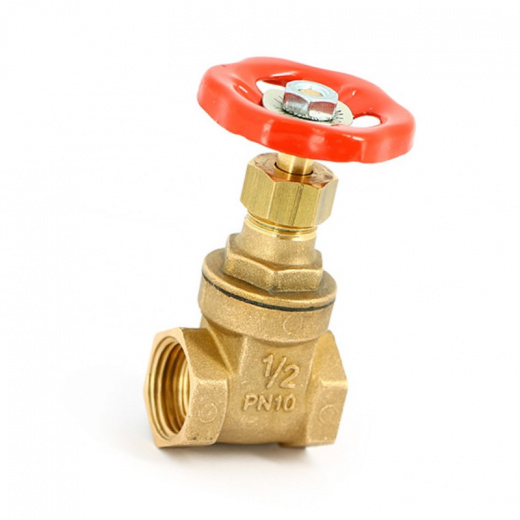Задвижка клиновидная латунная PN10 UNI-FITT 1 1/2", 140G6000