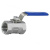 Кран шаровый нержавеющий муфтовый 1/2" AISI 316